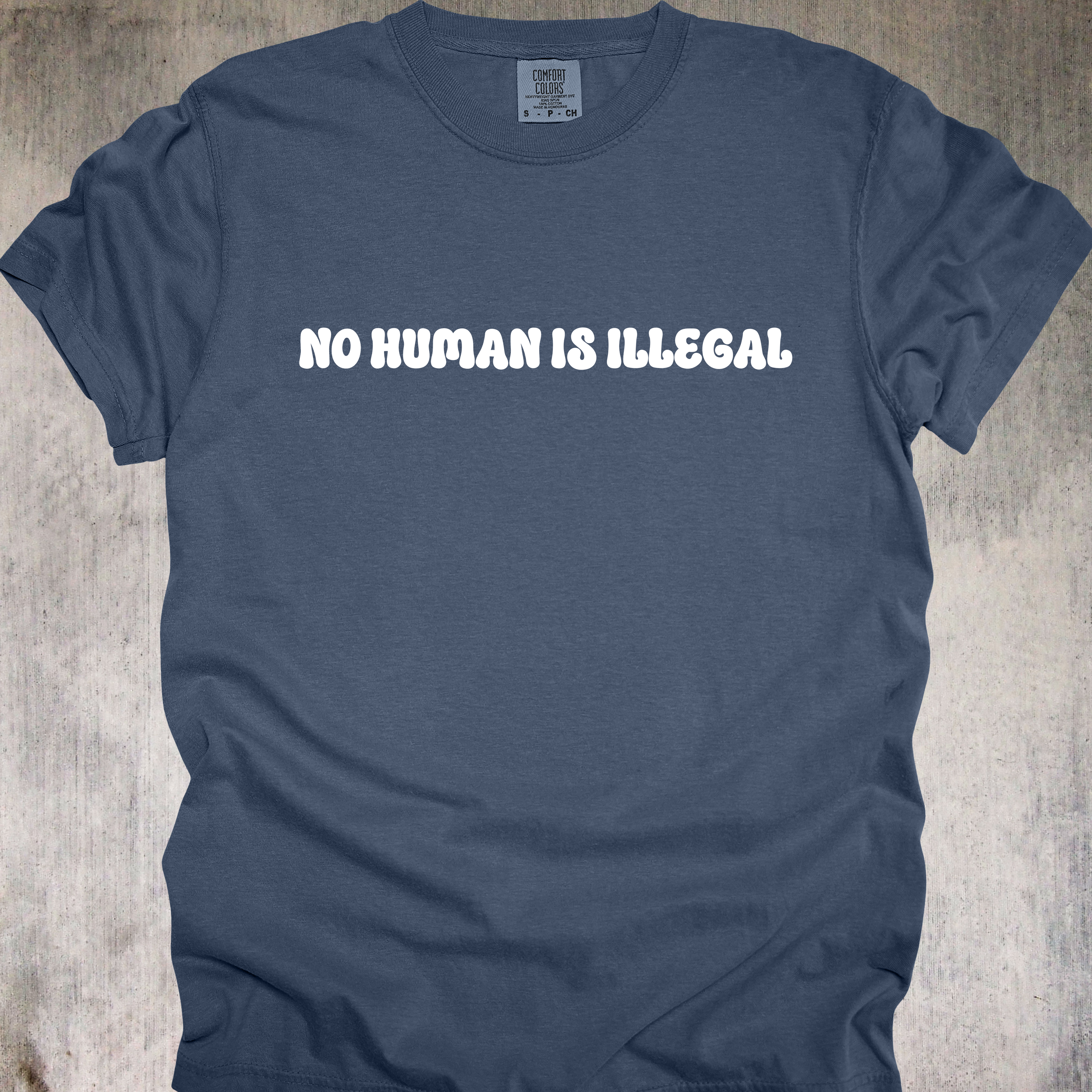 'Abolish ICE-No Human Is Illegal' - Unisex T-Shirt - Wear Your Human Dignity