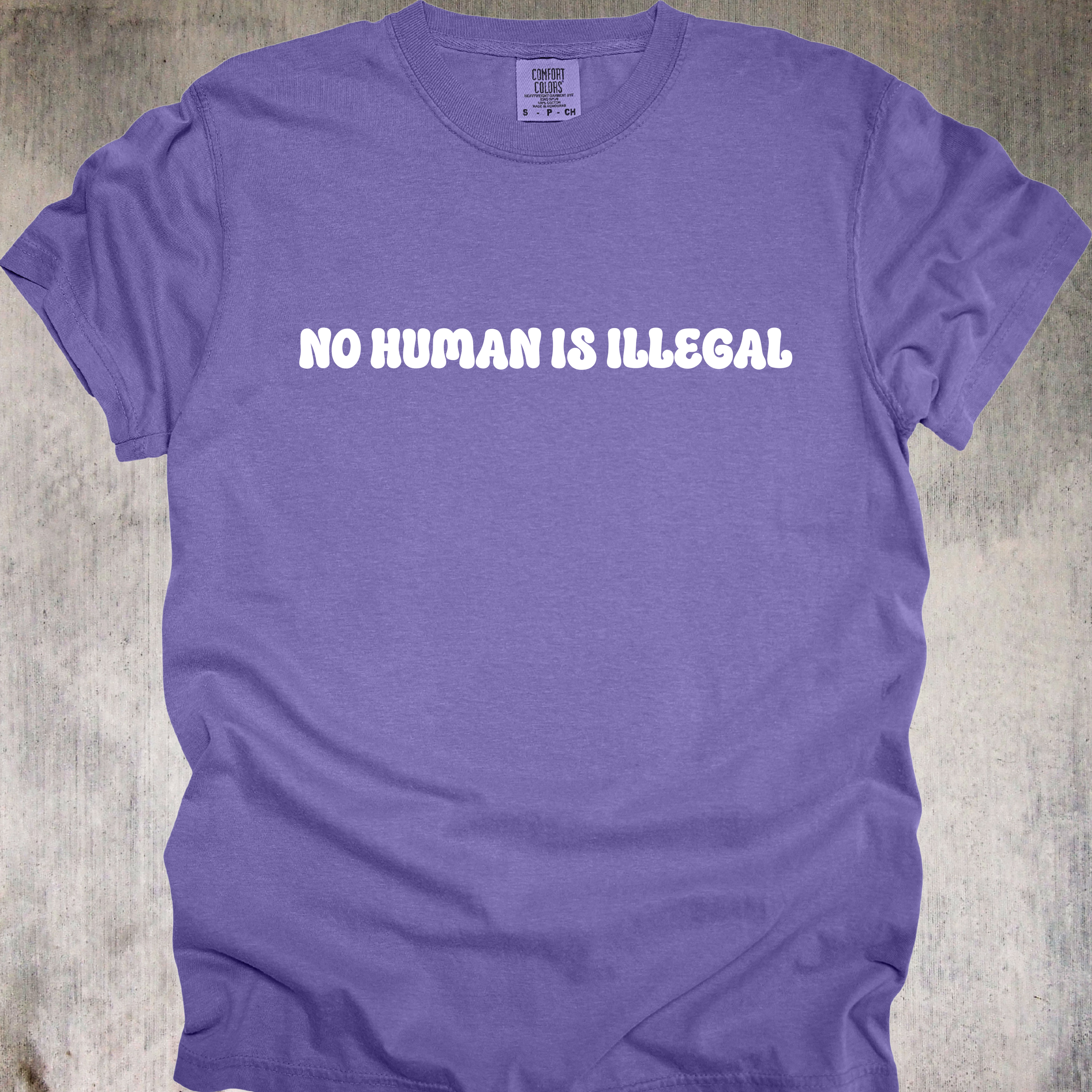 'Abolish ICE-No Human Is Illegal' - Unisex T-Shirt - Wear Your Human Dignity